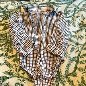 Janie and Jack collared onesie